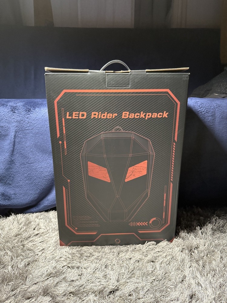LED Motorcycle Riding Backpack APP Control Spacious