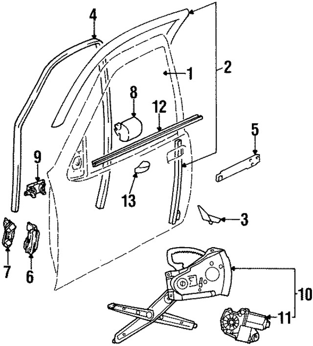 Genuine GM Window Guide 90246338
