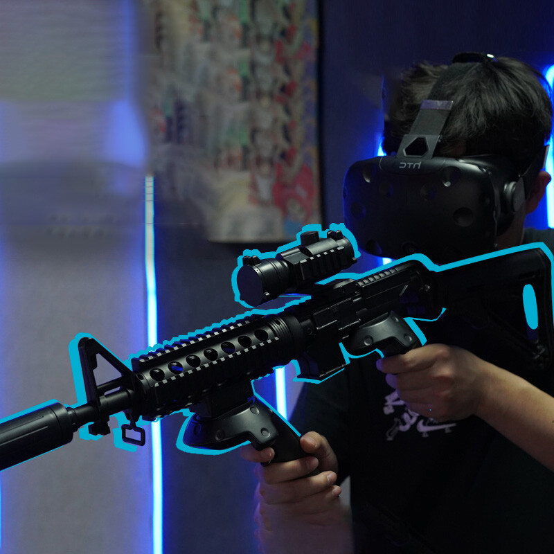 New Move Controller VR Headset Game Shooting Gun Double Handle for HTC Vive