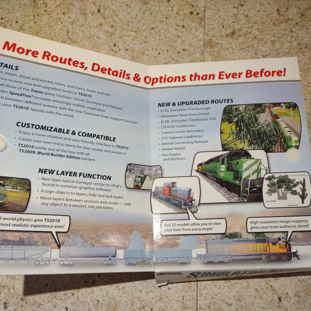 Trainz Simulator 2010 (Engineers Edition) (PC, 2010) DVD-ROM software tropics