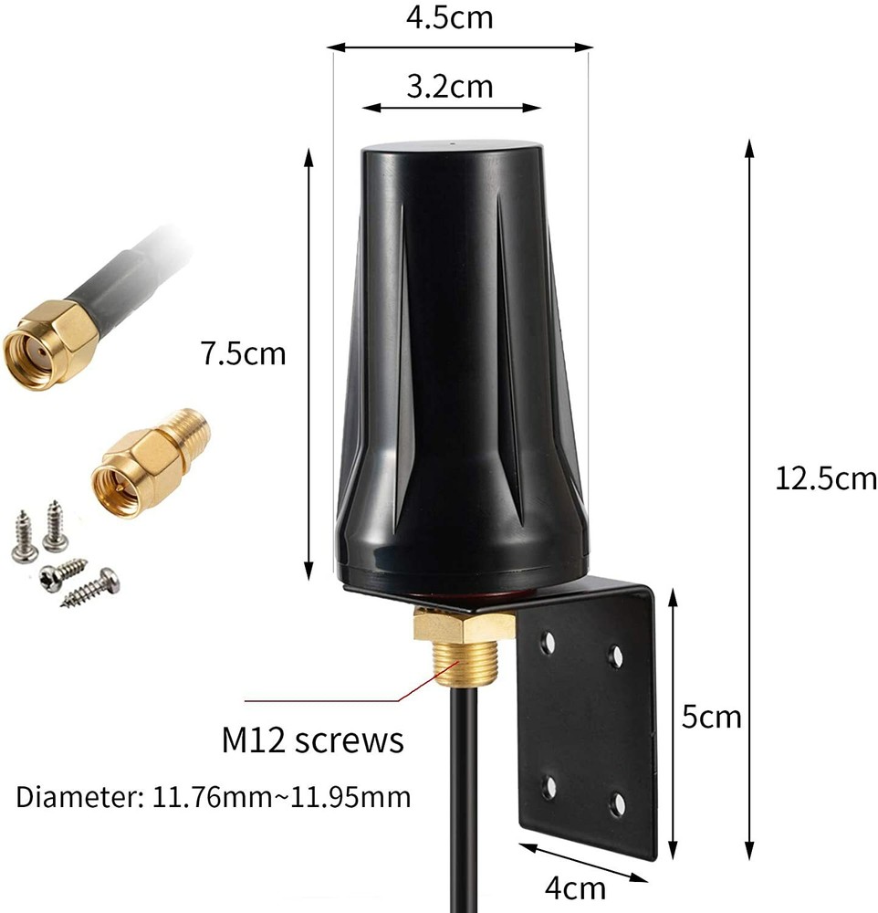 Spypoint Long Range Antenna Link MICRO Evo solar Long Range RG 58 Cable