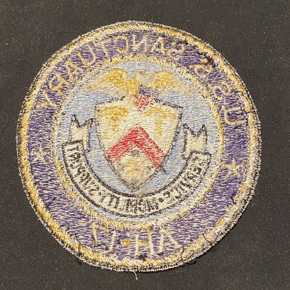 Original WWII US Navy USS Sanctuary Patch