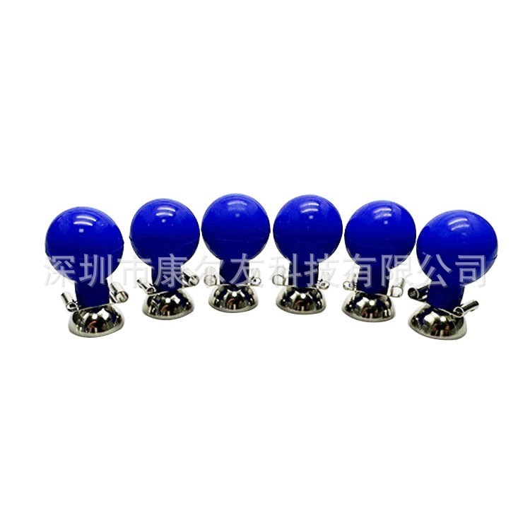 ECG Accessory Kit:4 Universal Limb Clips + Blue Rubber Bulb for ECG Machine