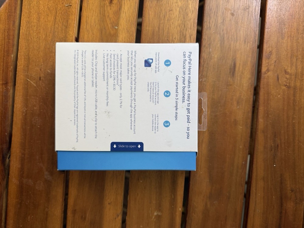 PayPal Here Chip and Swipe Reader NEW