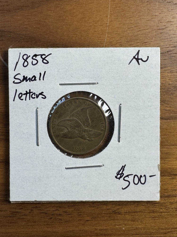 1858 Flying Eagle Small Cent Small Letters Philadelphia