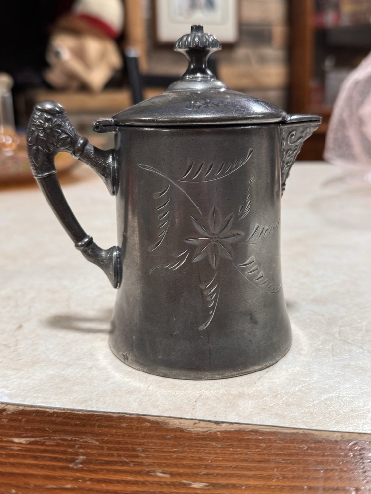 Van Berch silverQuadruple Plate Creamer Pitcher #2228