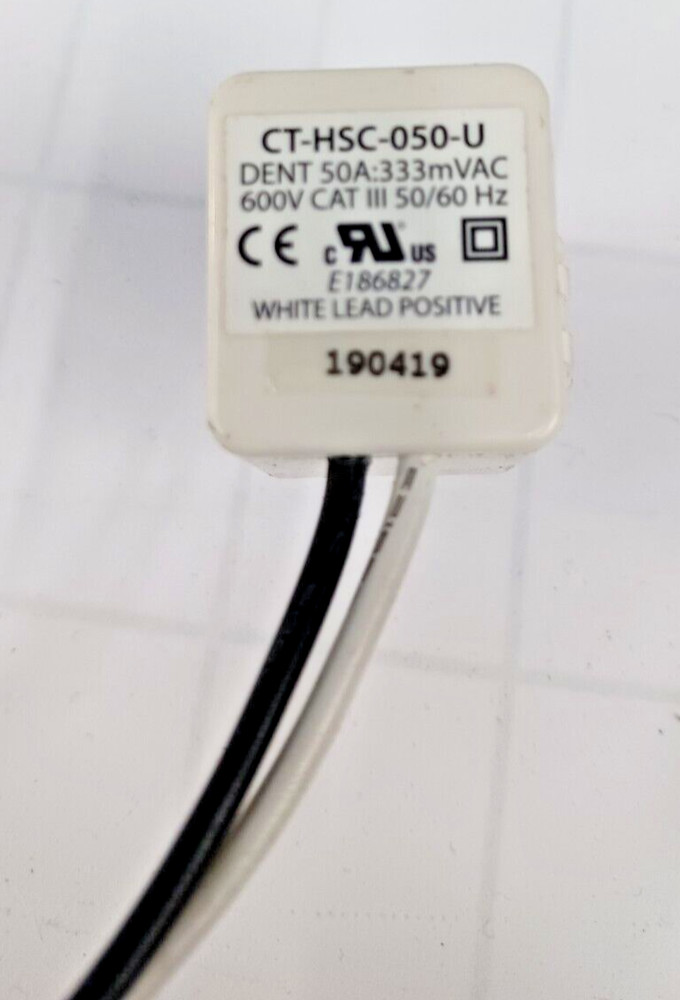 DENT INSTRUMENTS 50 AMP SPLIT CORE BLOCK HINGED CURRENT TRANSFORMER