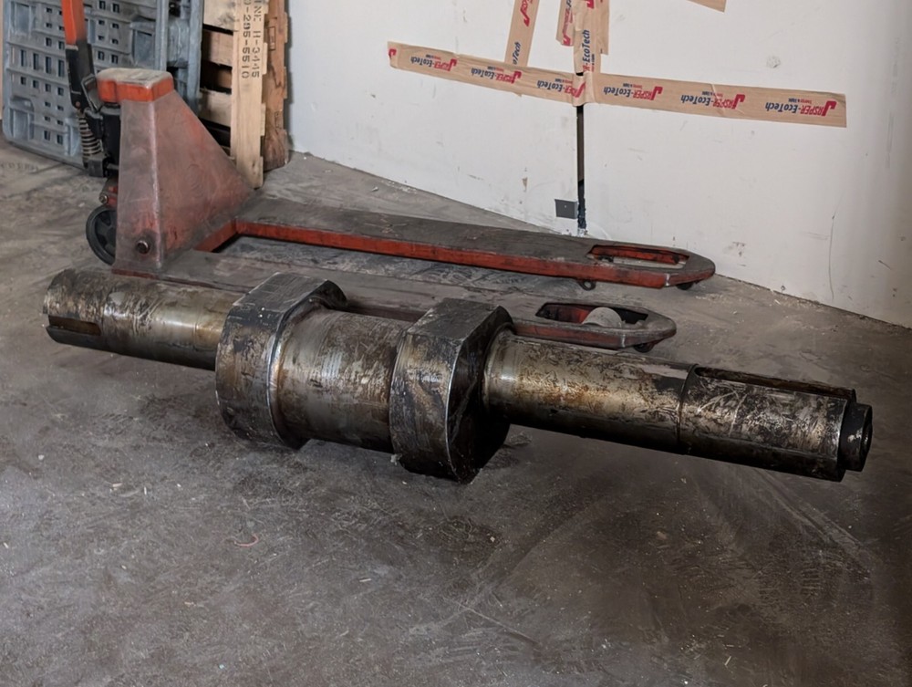 Minster Press replacement eccentric shaft, 66.5 inches long