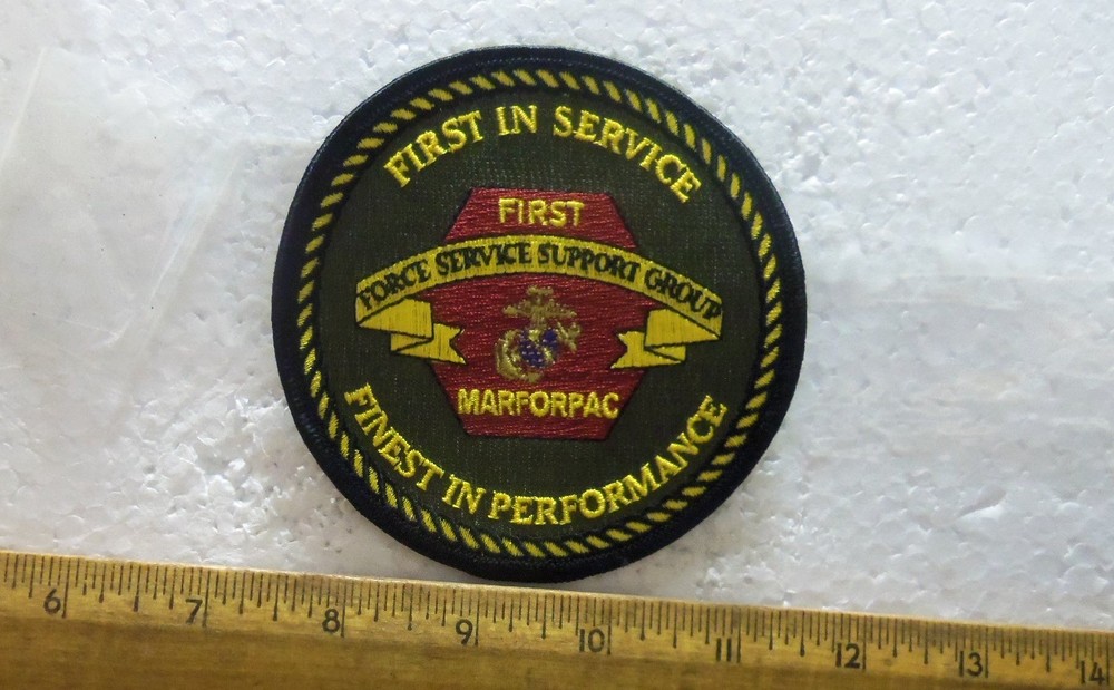 US Marine Corps – First Marine Force Pacific – Support Group Embroidered Patch