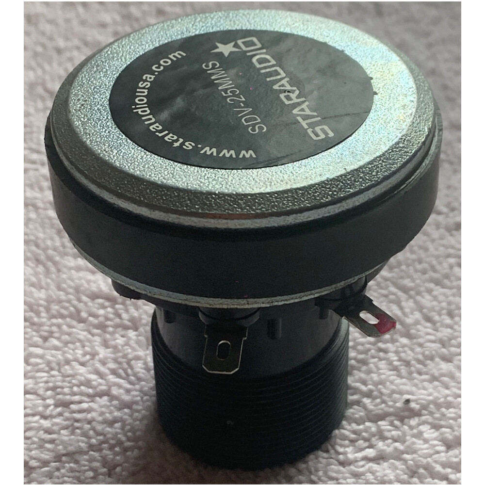 25mm Driver Horn Tweeter Titanium Compression Screw-on for Replacement Speaker