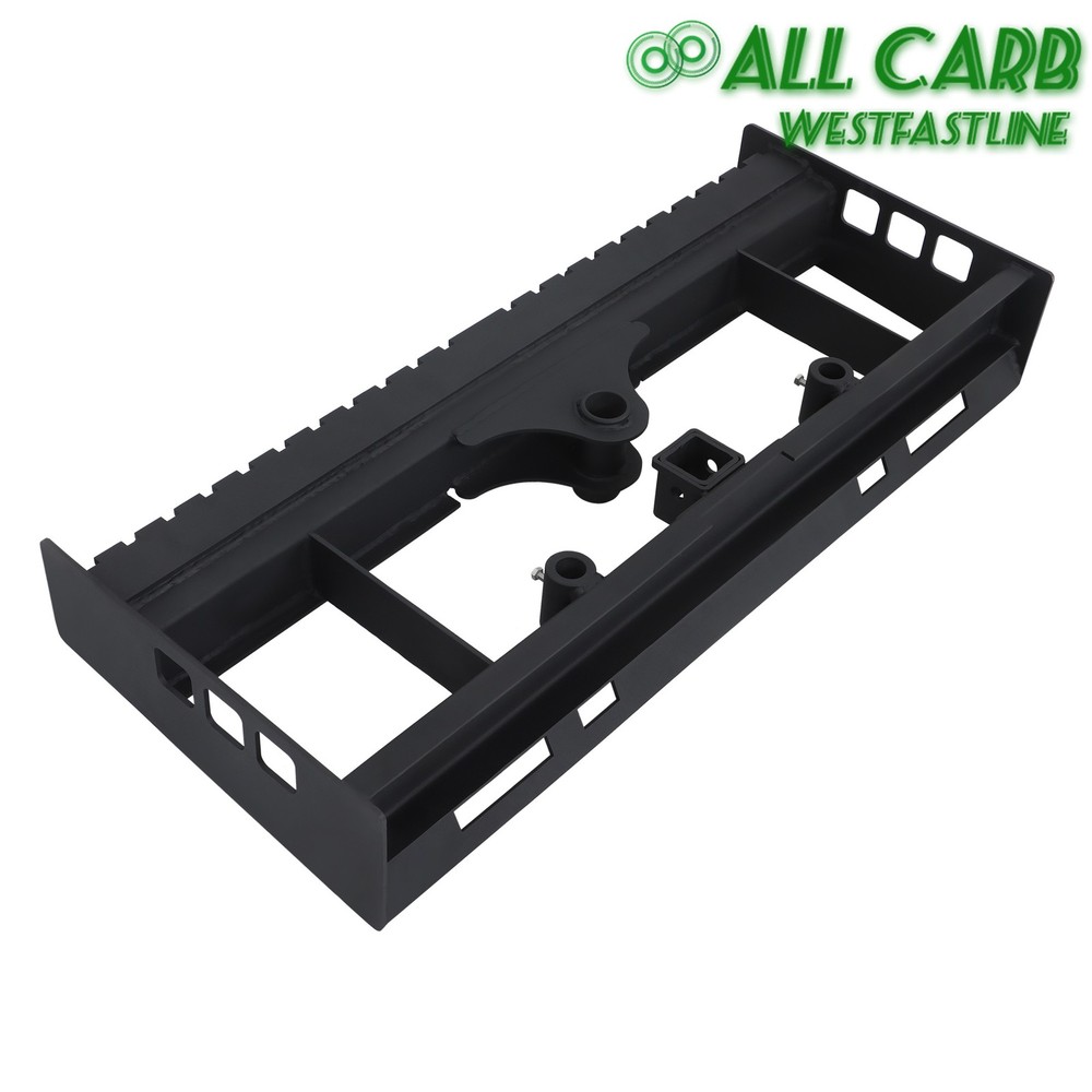 Skid Steer Pallet Fork Frame W/ Receiver Hitch & Spear Sleeves 2500lb