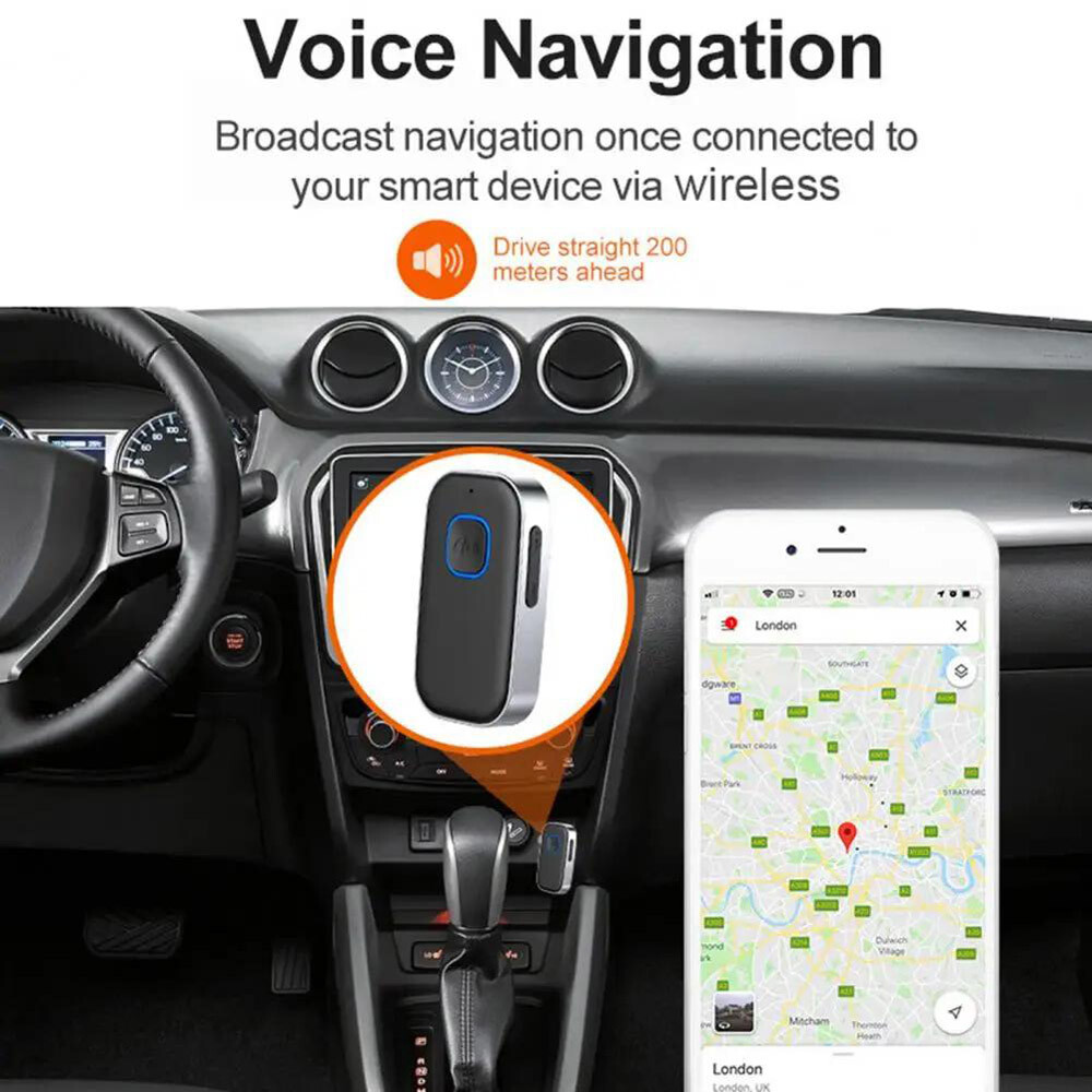 Electronic Bluetooth Transmitter Call Music Receiver AUX Adapter Headphone iPod