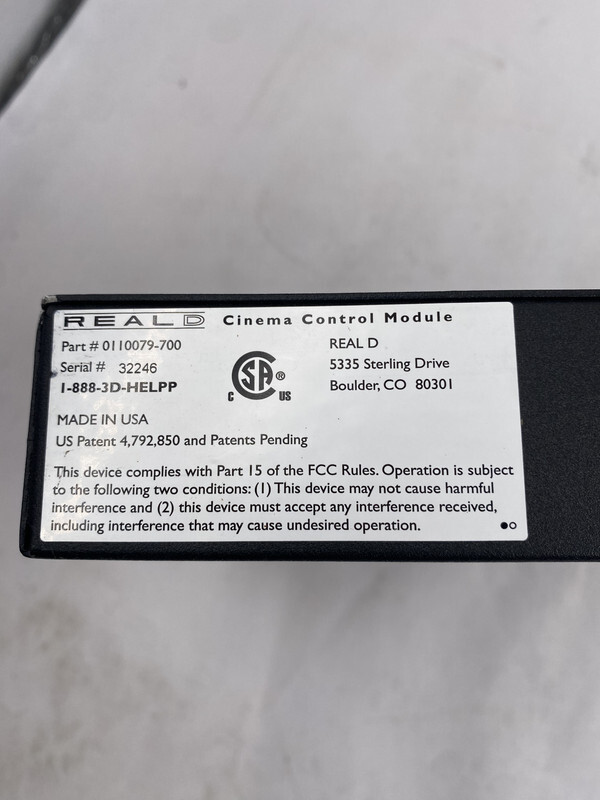 REALD CINEMA CONTROL MODULE 01 10079-700