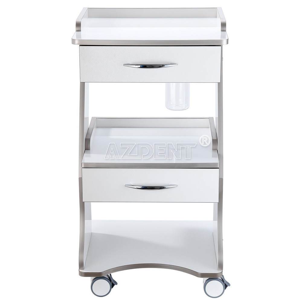 Three Layer Dental Trolley Built-in Socket With Auto-Water Supply System Acrylic
