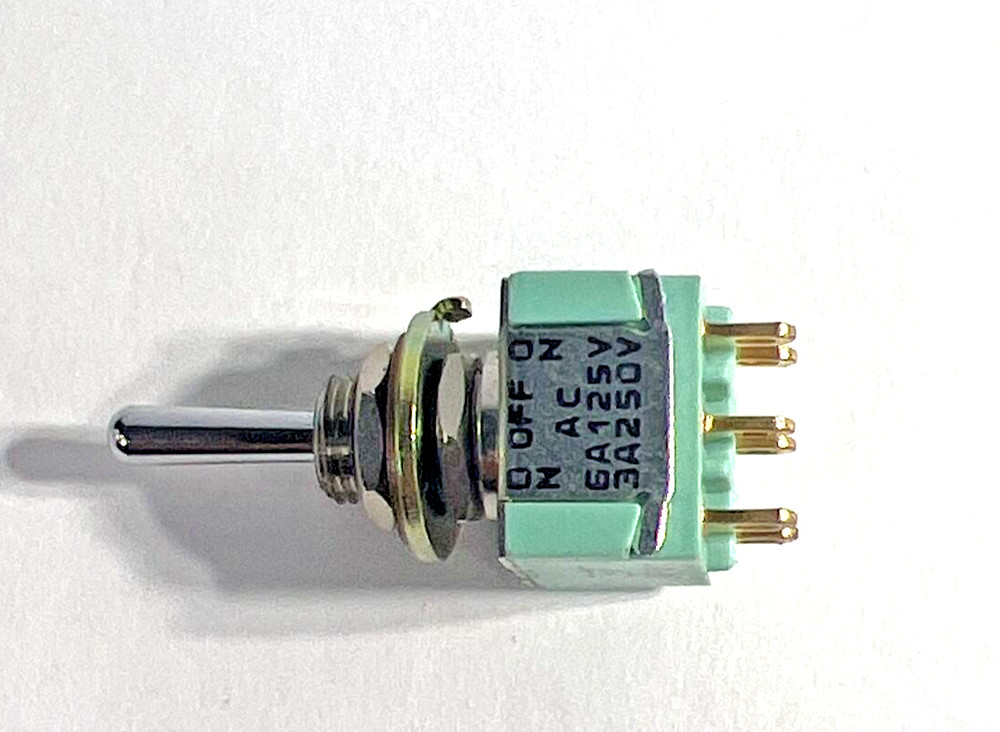 MTA-206P ALCO SWITCH TOGGLE DPDT 6A