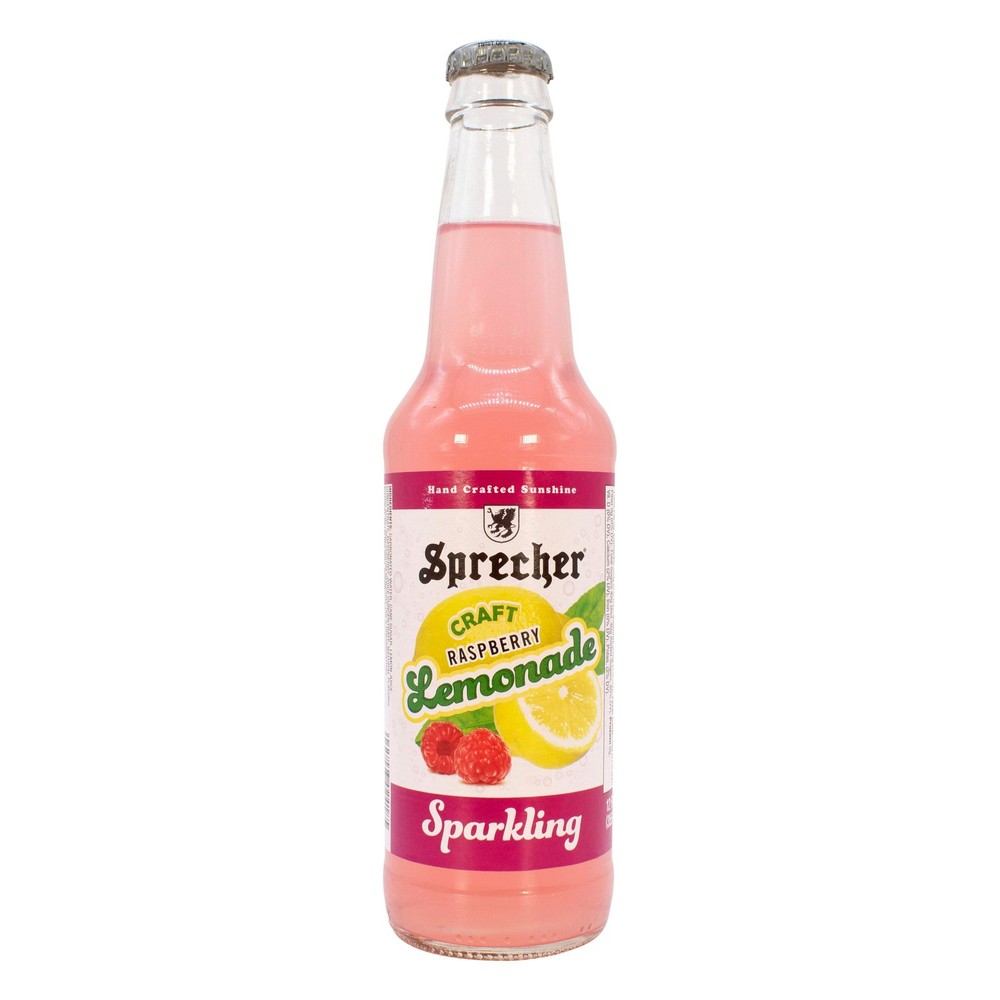 Sprecher Sparkling Raspberry Lemonade - Refreshing Taste & Natural Flavors