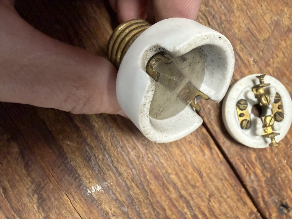 Antique Perkins Electric Attachment Plug