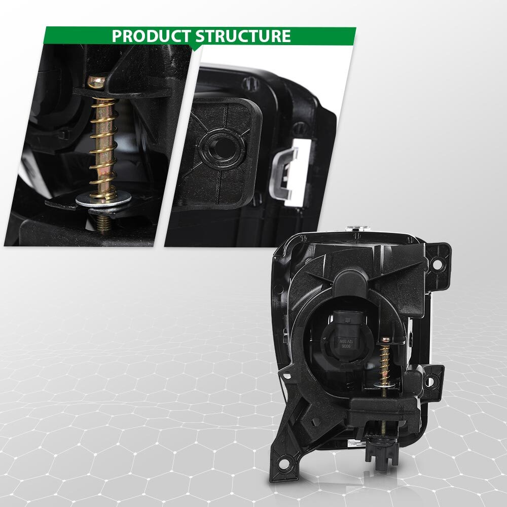 Bumper Fog Lights For Dodge Ram 1500 2013 2014 2015 2016 2017 2018 Left+Right