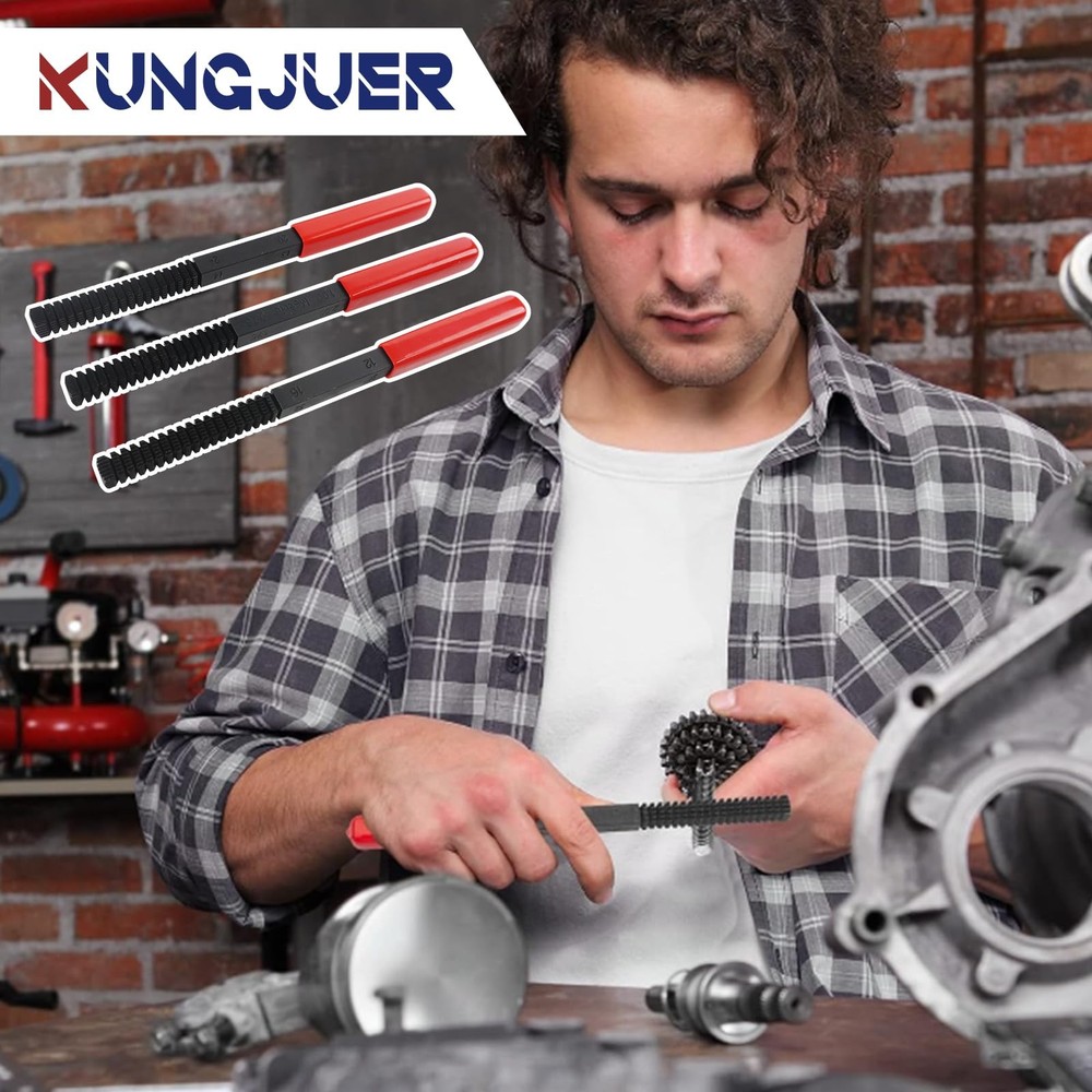 3Pcs Thread File Set, Thread Restorer File Set, Thread Restoring Chaser Files...