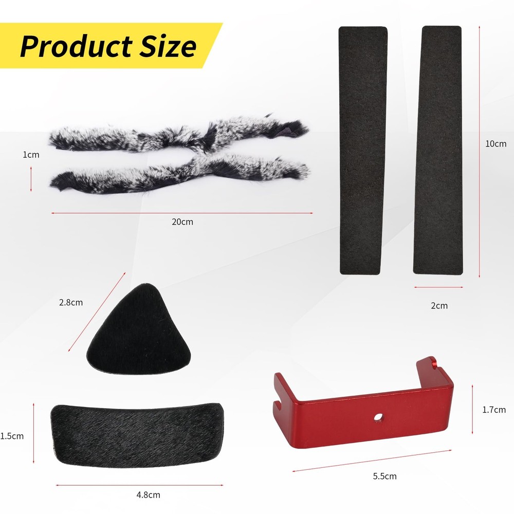 SPG Bow String Silencers for Recurve Bow, Set