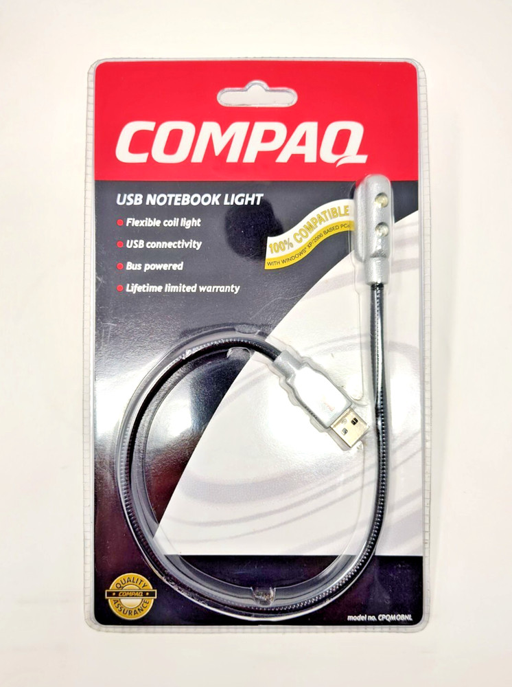 NEW COMPAQ USB Laptop Notebook Keyboard Light Lamp
