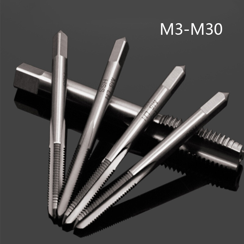 M3-M30 HSS Screw Sprial Taper Plug Tap Left-Hand Thread Drill Bits Tool Reverse