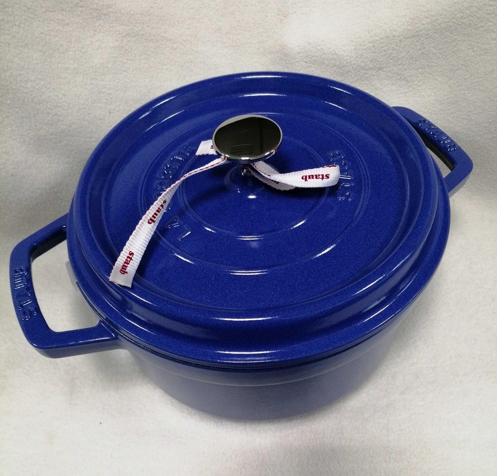 STAUB Cocotte Round Blueberry 22cm Authentic