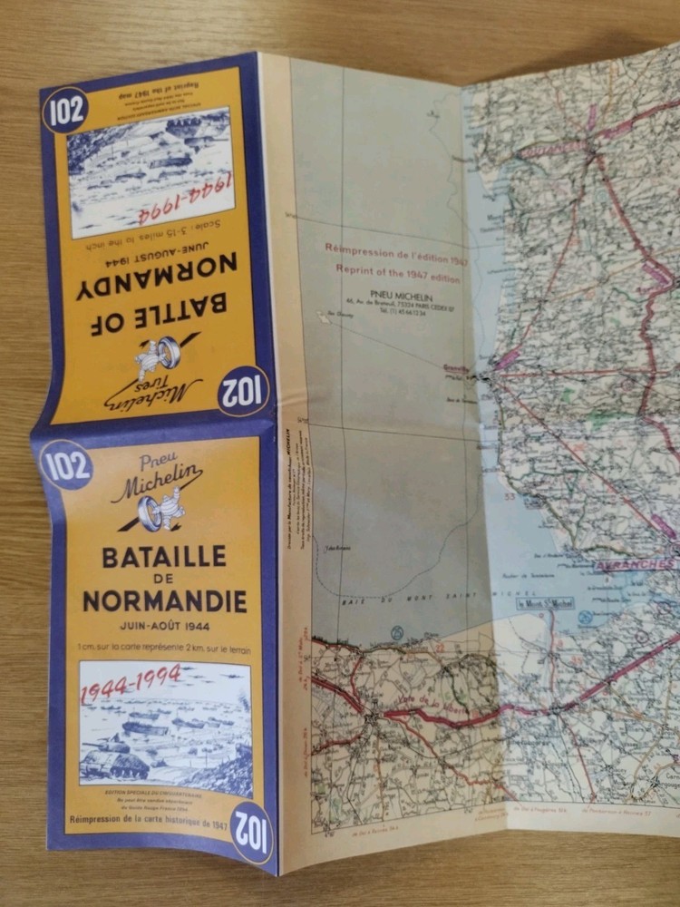 Pair Of D-Day Brochures/Maps