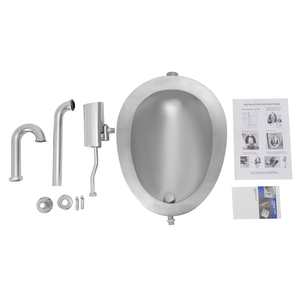 Automatic Male Urinal Flush Bathroom Smart Sensor Urinal Flusher Wall Mount