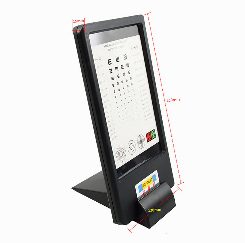 Glasses Optometry Double-sided Display LED Eye Chart Myopia Vision Tester