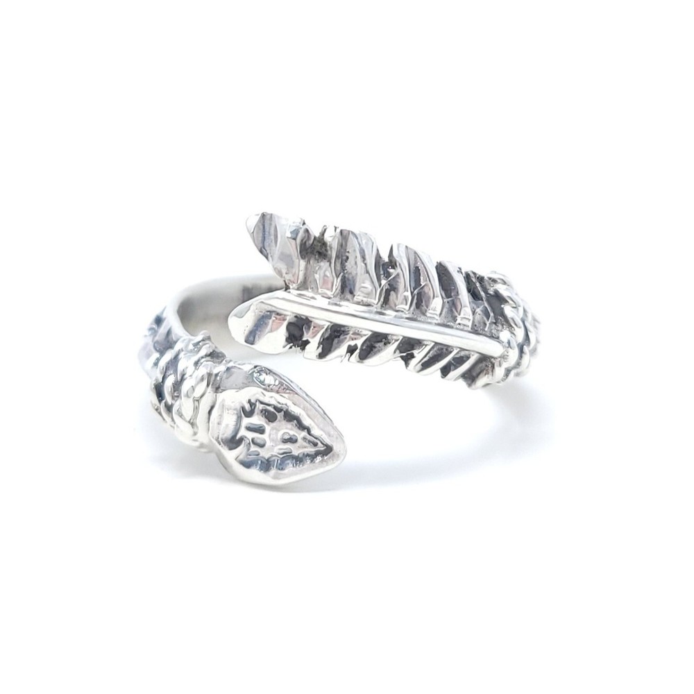 Delayne Reeves Navajo Sterling Silver Arrow Ring Adjustable Triangle Wire