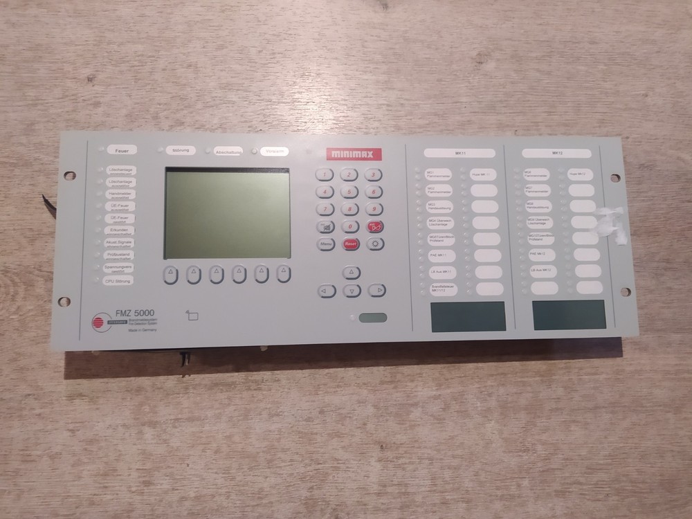 MINIMAX FMZ 5000 FIRE DETECTION SYSTEM CONTROL PANEL