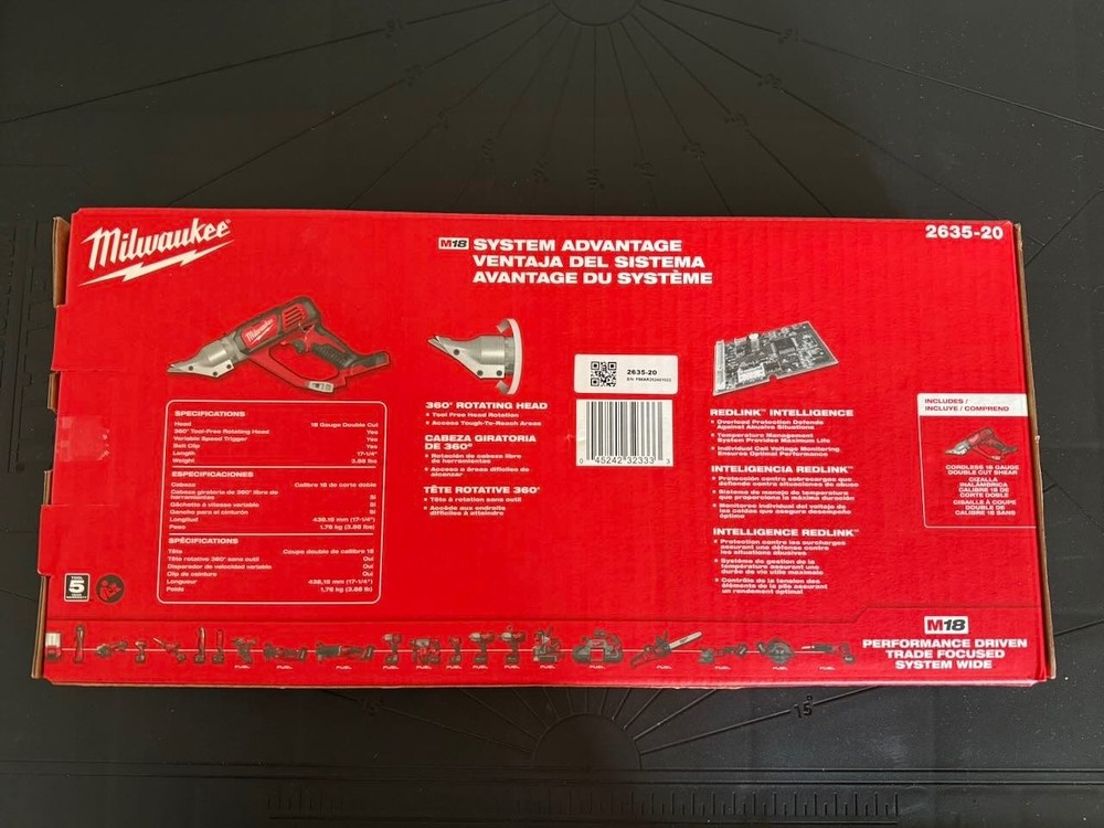 Milwaukee ‎2635-20 18V Shear Tool ( Tool Only) NEW