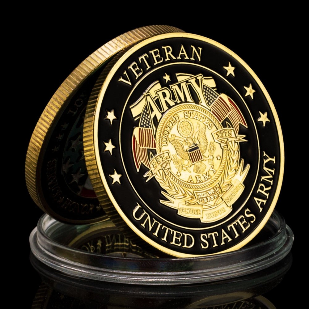 Army Veteran Challenge Coin