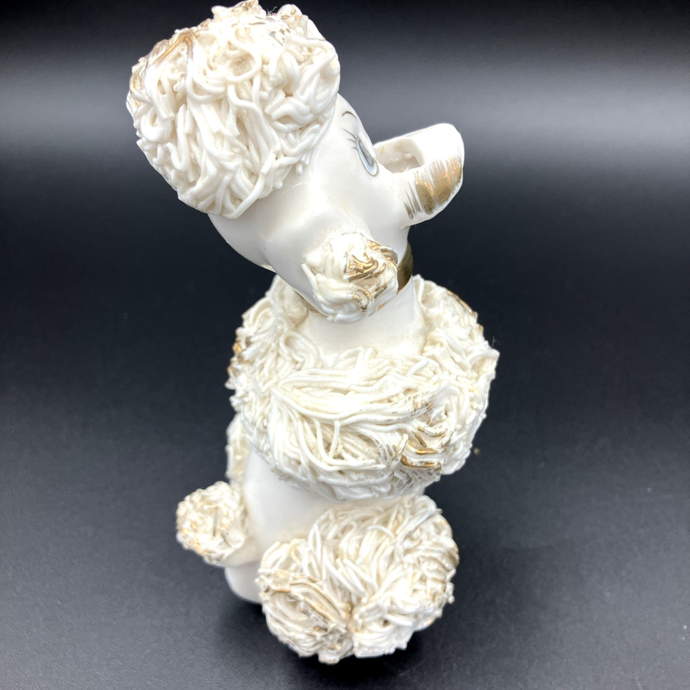 Ardalt Porcelain Spaghetti Trim Poodle Missing Scissors & Cushion