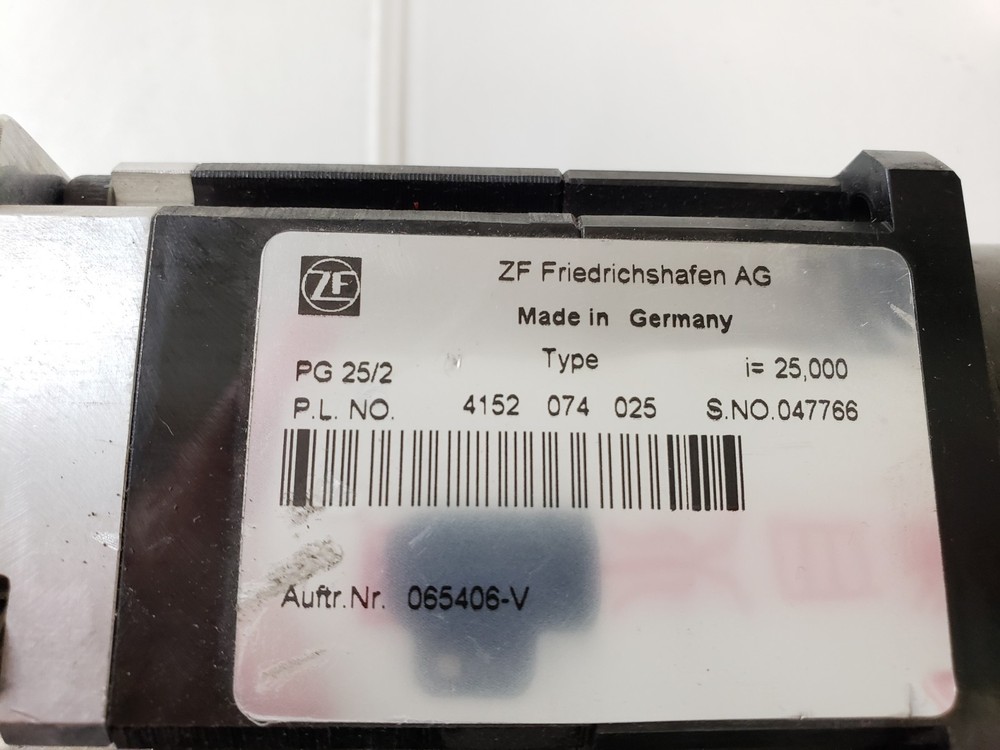 ZF Friedrichshafen Gear Reducer PG 25/2