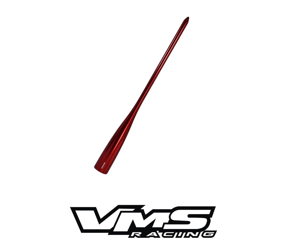 VMS RACING 9" RED SPIKED ANTENNA FOR HARLEY DAVIDSON ROAD GLIDE