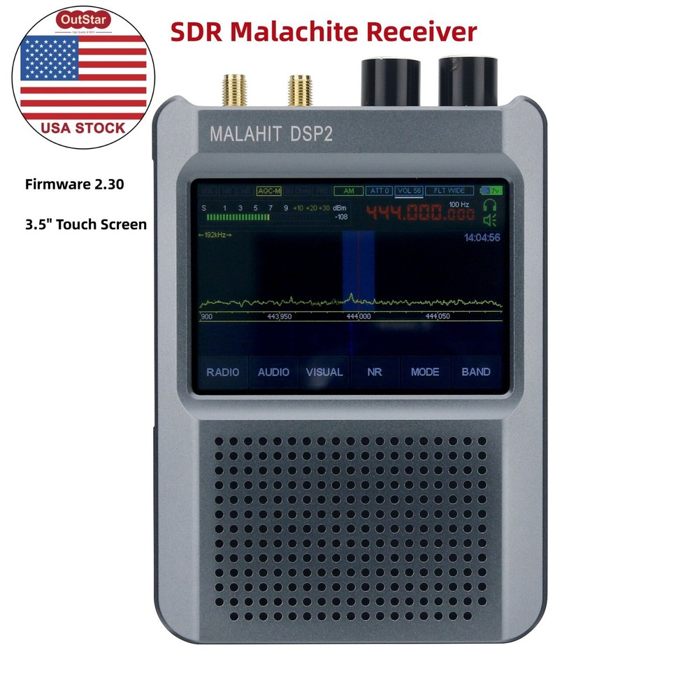 Malahit-DSP2 SDR Malachite Receiver 3.5" Touch Screen Latest Authorized 2.30