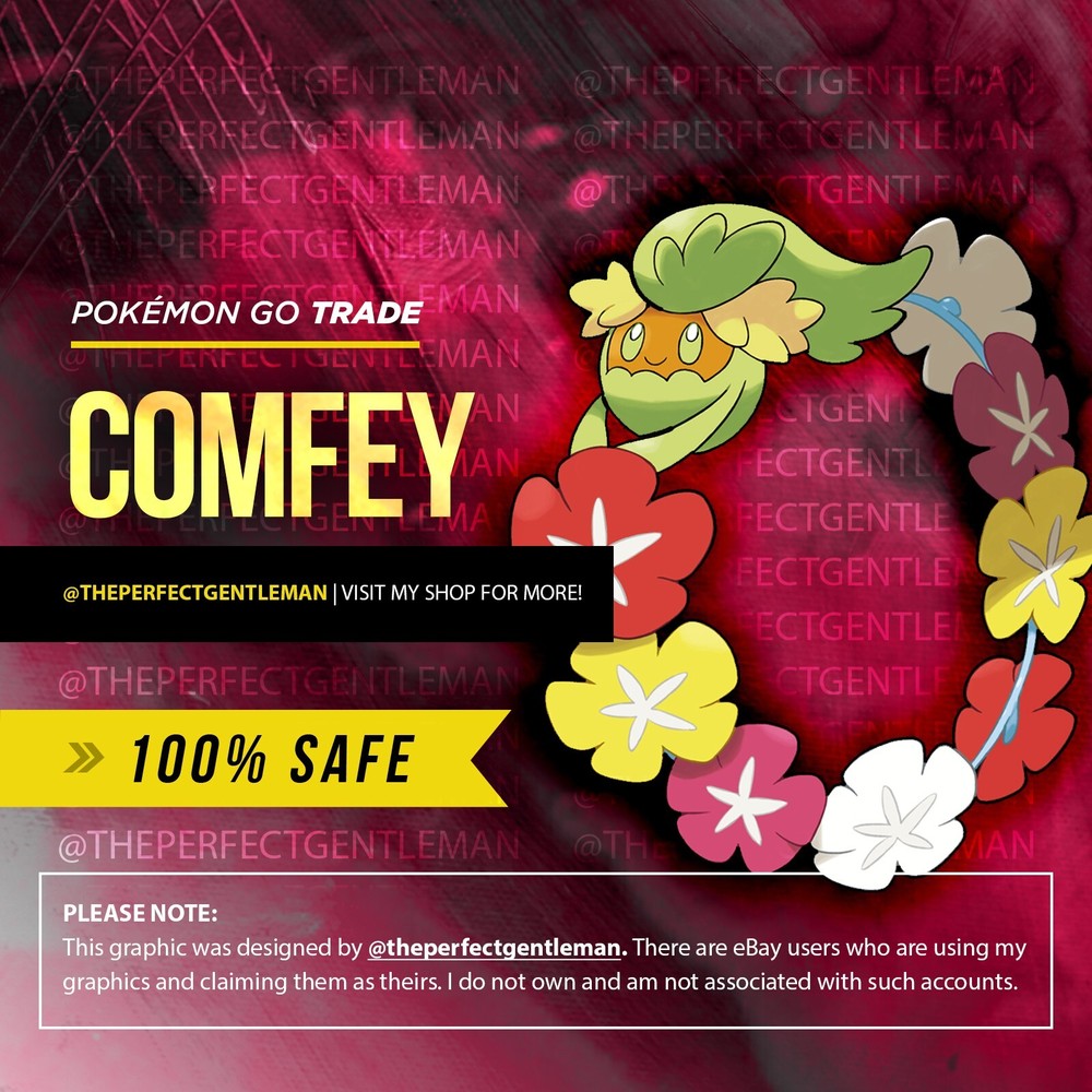 Comfey Pokemon #764 GO