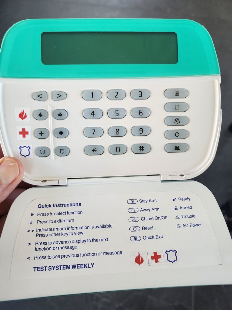 DSC PowerSeries HS2LCDRF9 N Full Message LCD Hardwired Keypad