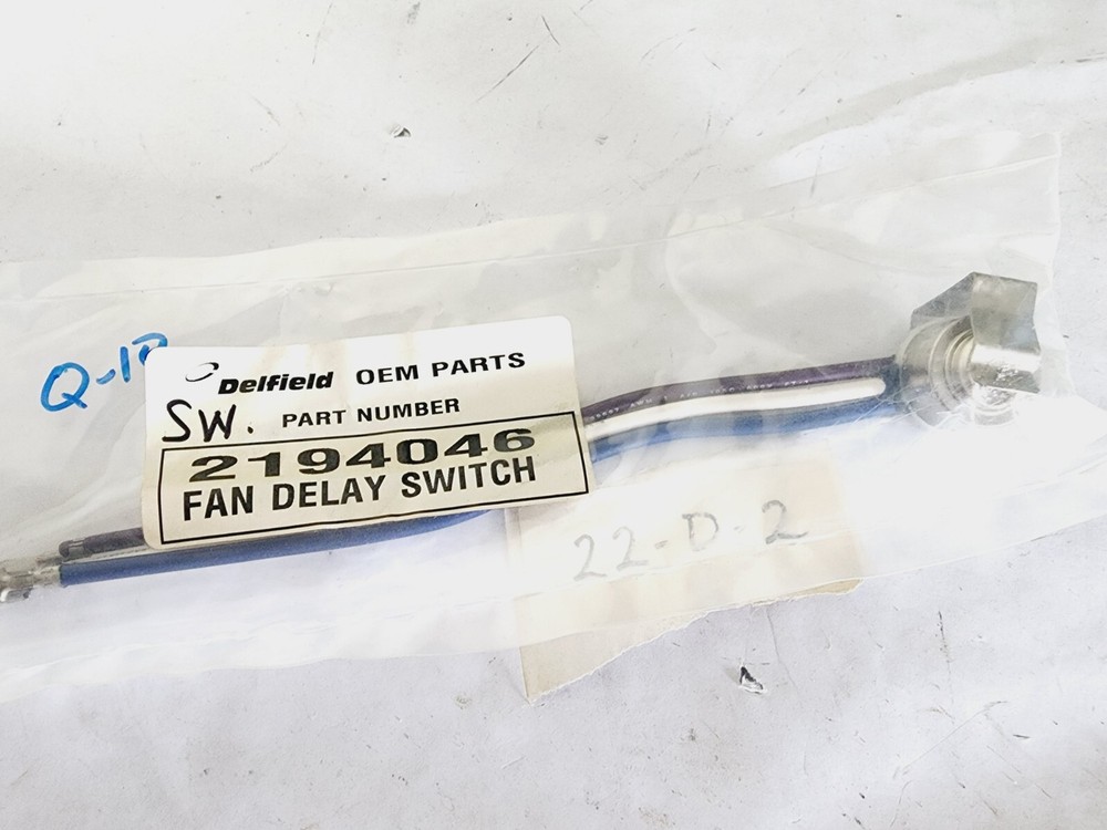 Delfield 2194046 Fan Delay Switch **2-A-1**