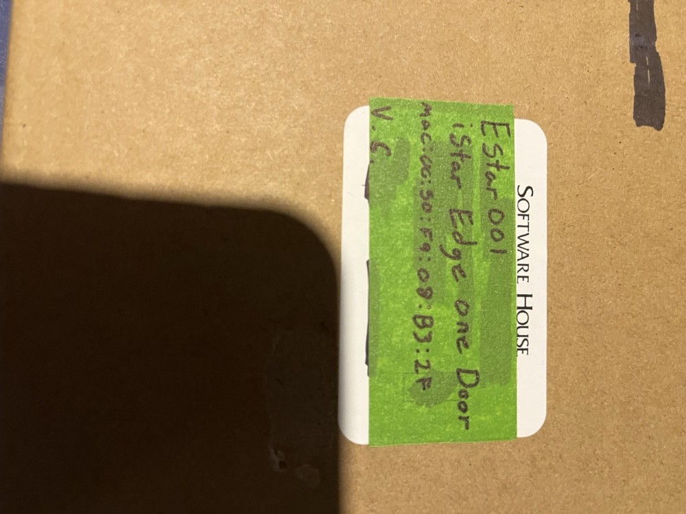 Software House ESTAR001 iStar Edge Two Door Controller