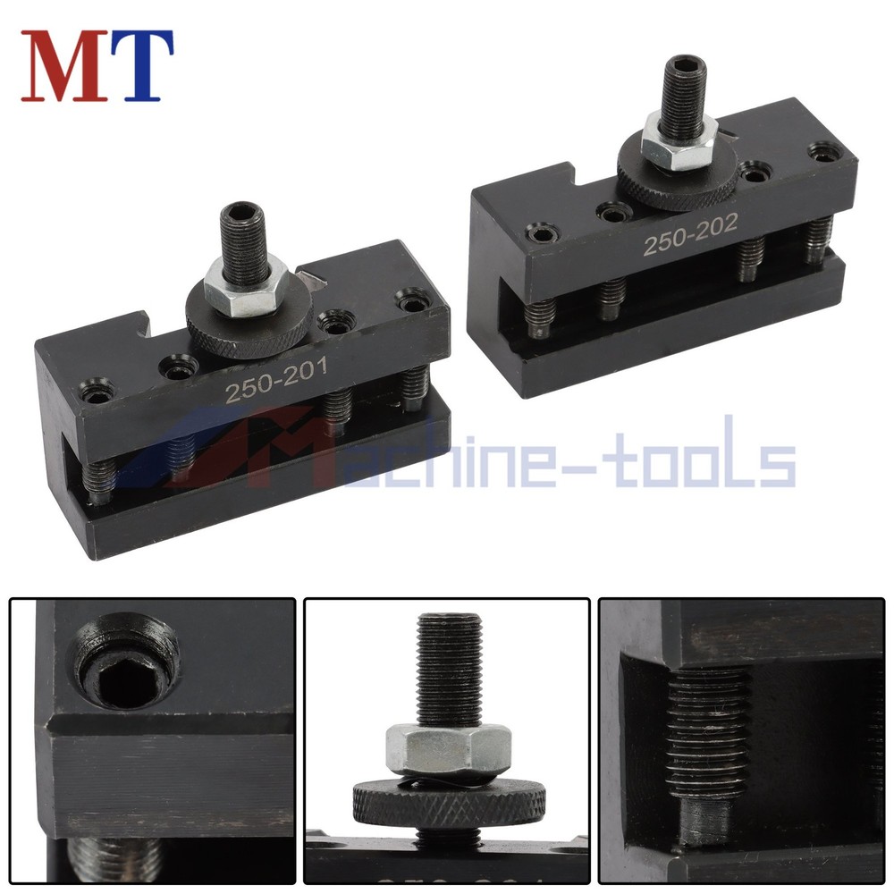 Industrial 6 Pack BXA Tool Post Set 250-200 for Precision Lathe Work