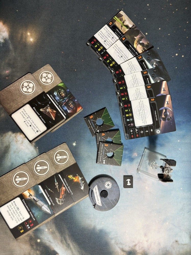 X-Wing Miniatures Tie Advanced Prototype V1 (Read) (F1025)