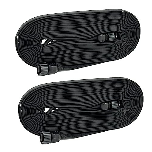 75 Foot Flat Weeper Soaker Hose - Drip Irrigation - Double Layer Design - 2
