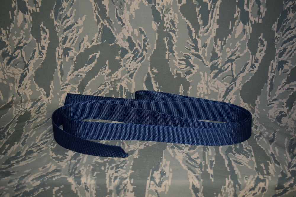 *webbing strap  blue 1/6 x 1 1/2 x 10' hack