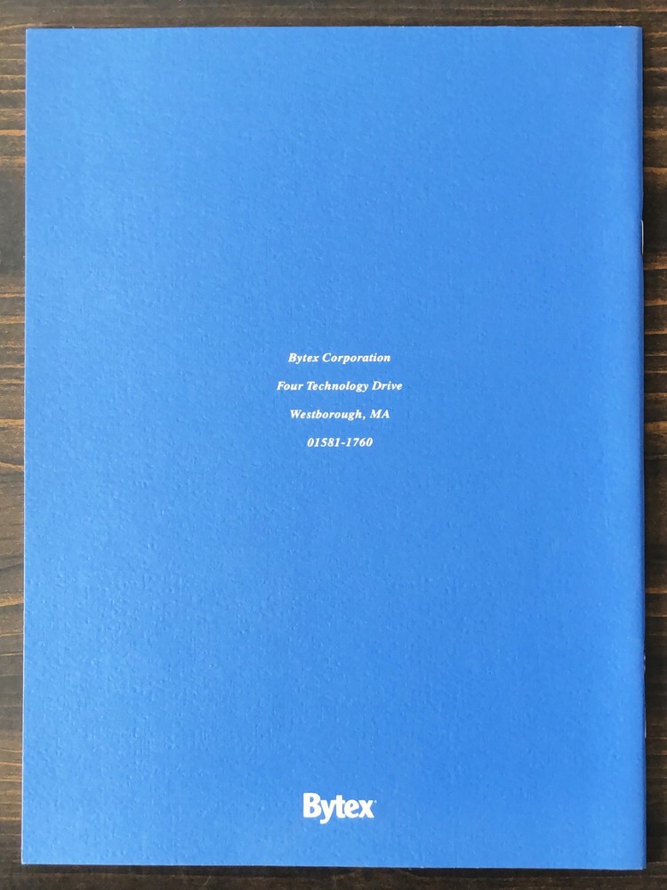 1991 Bytex Annual Report