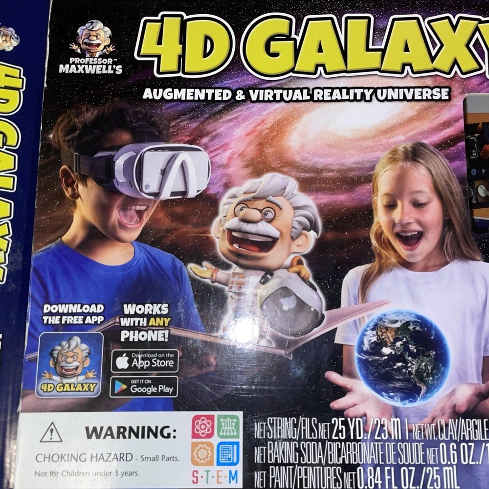 Professor Maxwell's 4D Galaxy Augmented & Virtual Reality Kids Games STEM