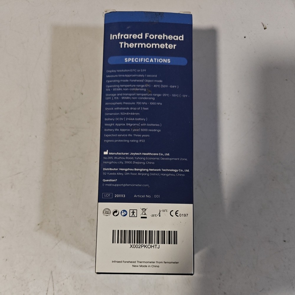 Infrared Forehead Thermometer