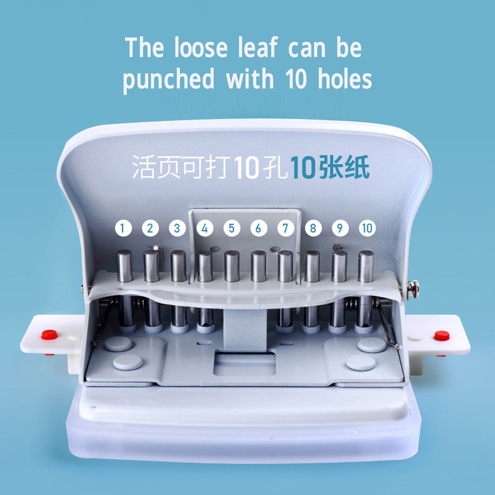 Portable Paper Binding Machine Punch Tool For A4 A5 A6 A7 For